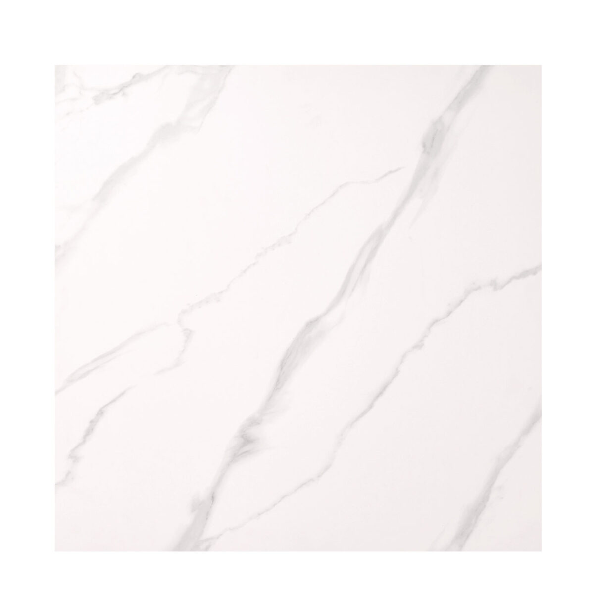 100-093_1 Τραπέζι Alberto λευκό μάρμαρο 70 x 70 x 76 - Image 2