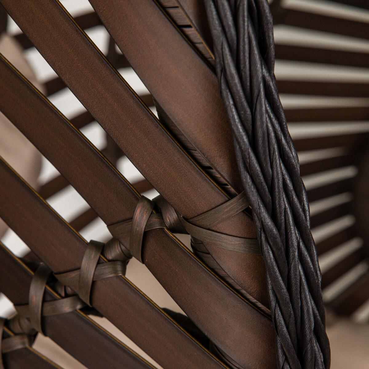 Κούνια-Φωλιά Manou Dark Brown Φ105 x  x 198 - Image 3