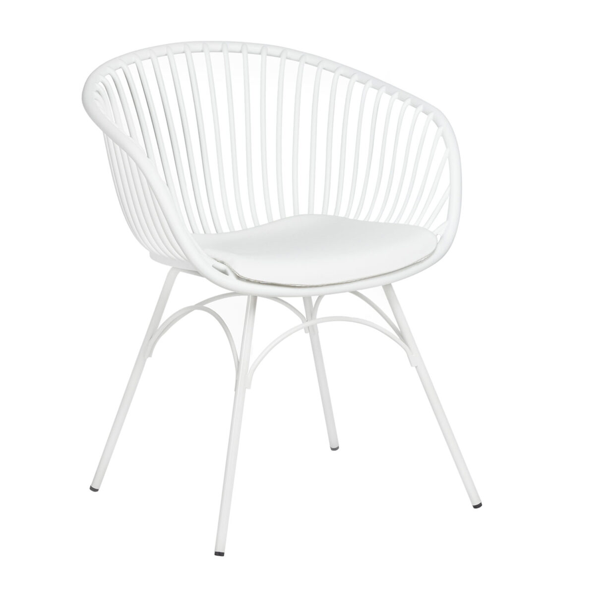 Πολυθρόνα Quasar  Λευκό 59.50 x 55 x 78