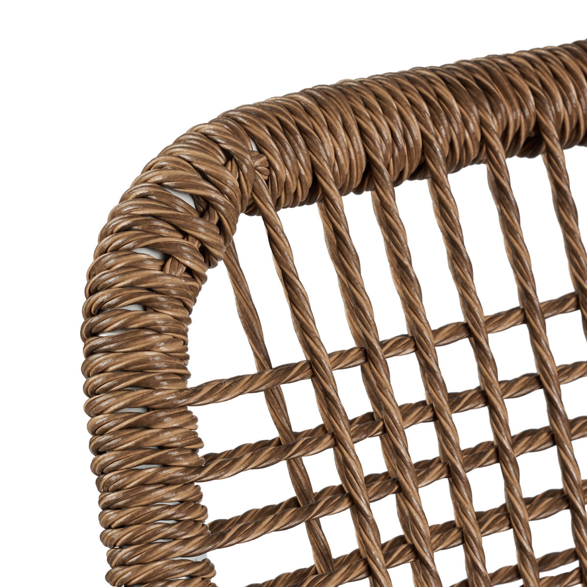 Πολυθρόνα Monza Φυσικό με λευκό σκελετό 53.5 x 60 x 79 - Image 3