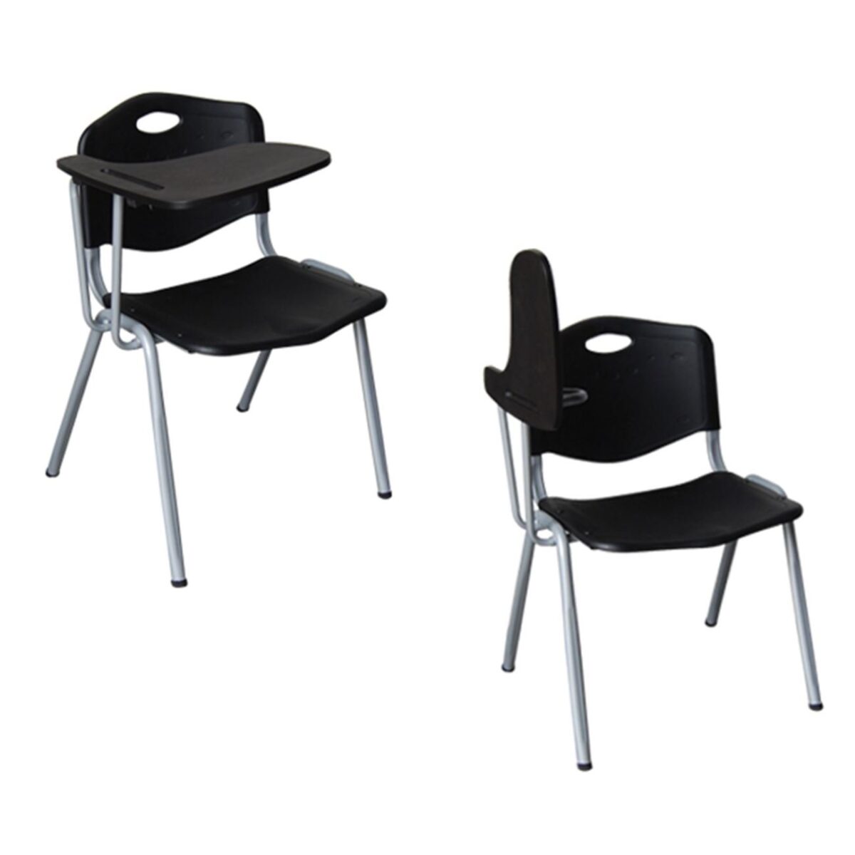 STUDY Εξάρτημα Θρανίο Μέταλλο Βαφή Silver, ΡΡ Μαύρο - Image 3