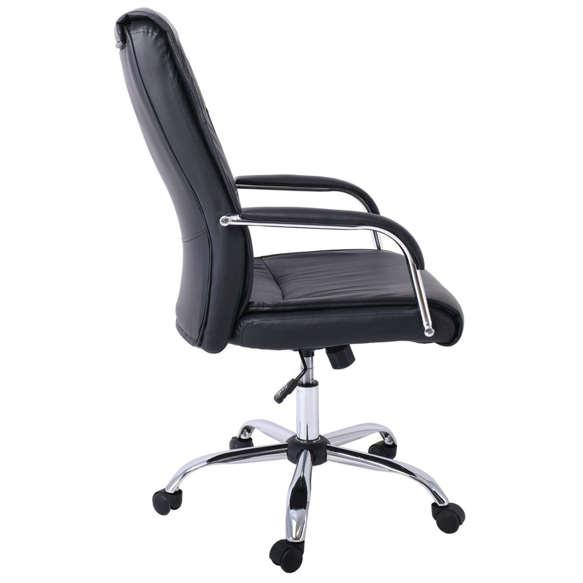 BF5100 Πολυθρόνα Διευθυντή Βάση Μέταλλο Χρώμιο - PU Μαύρο - Image 3