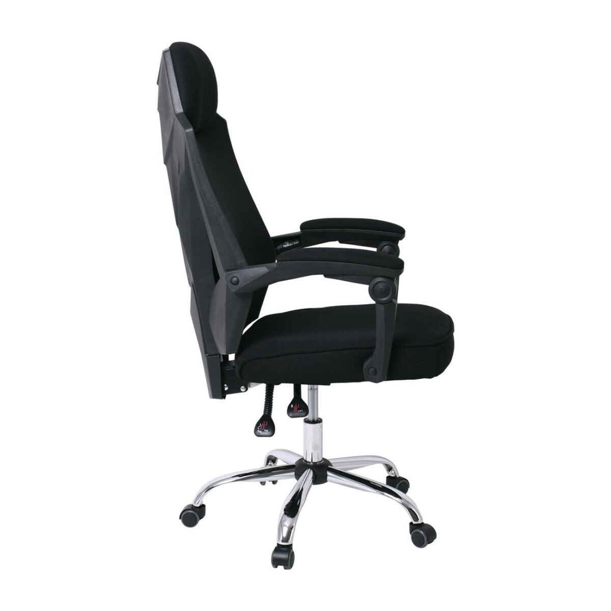 BF9450 Πολυθρόνα Relax Γραφείου Διευθυντή, Βάση Χρώμιο, PP Μαύρο, Mesh Μαύρο - Image 4