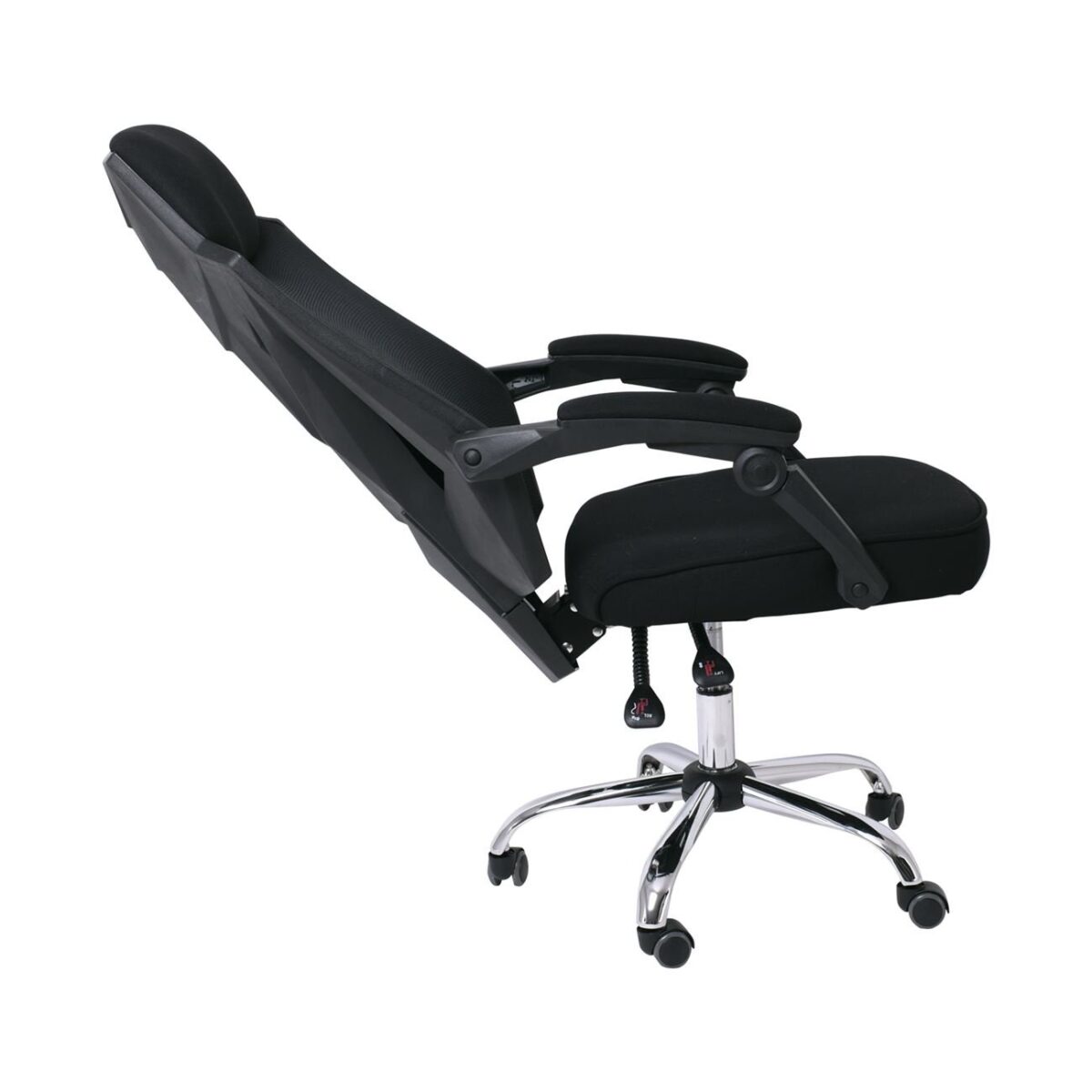 BF9450 Πολυθρόνα Relax Γραφείου Διευθυντή, Βάση Χρώμιο, PP Μαύρο, Mesh Μαύρο - Image 6