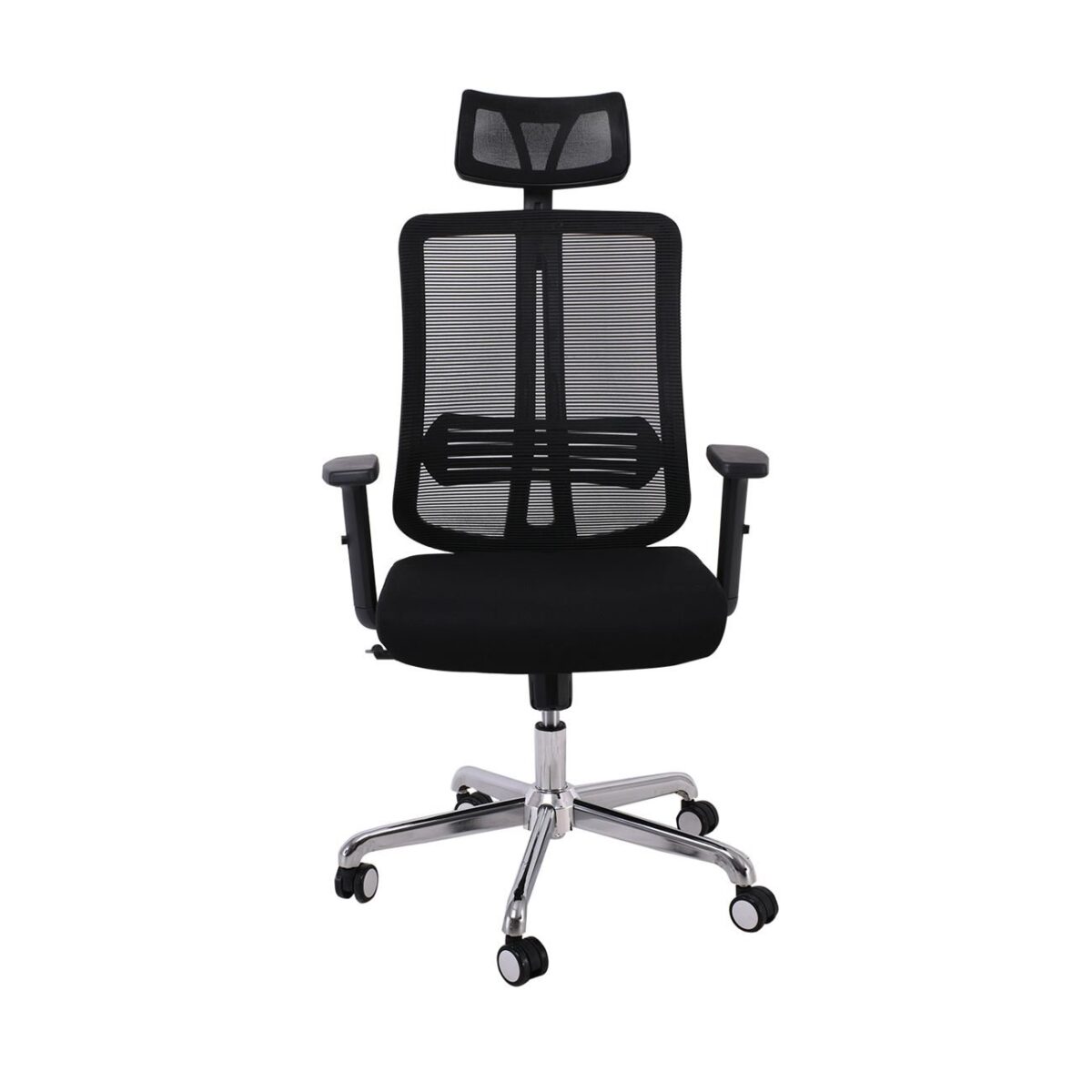 BF9500 Πολυθρόνα Γραφείου Διευθυντή Mesh Μαύρο, Μπράτσα up-down - Image 3