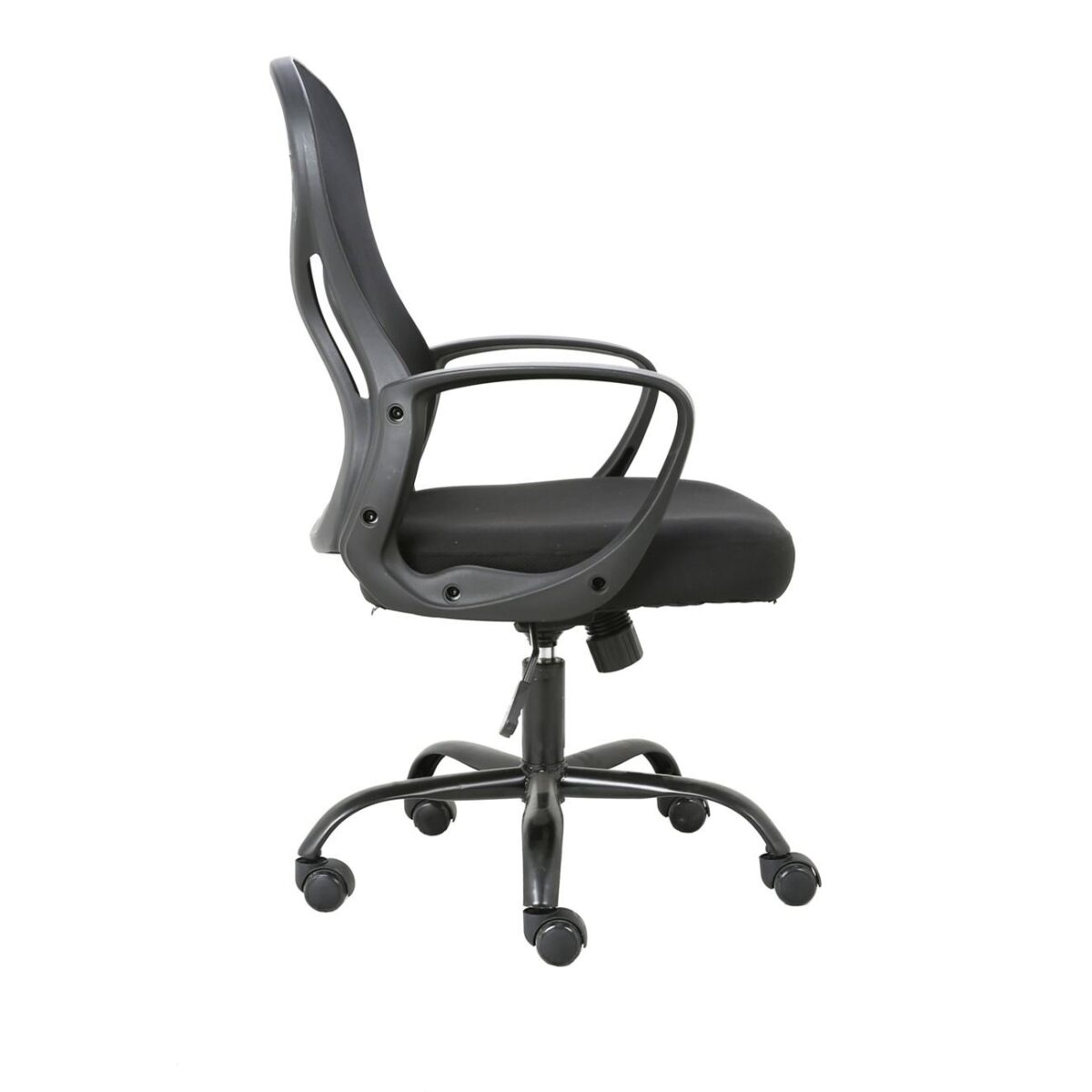 BF2011 Πολυθρόνα Γραφείου, Βάση Μέταλλο Βαφή Μαύρο, Mesh Μαύρο, PP Μαύρο - Image 4