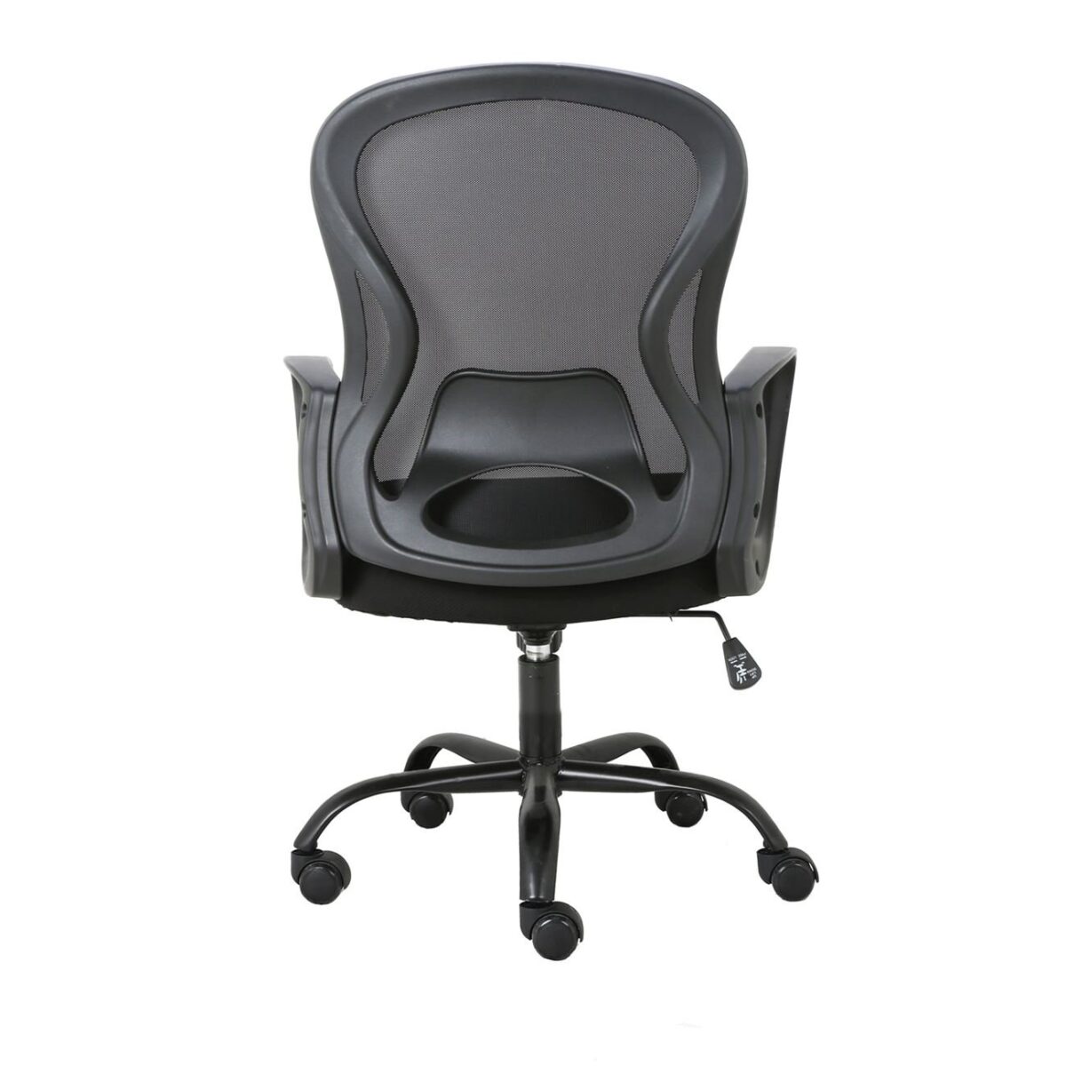 BF2011 Πολυθρόνα Γραφείου, Βάση Μέταλλο Βαφή Μαύρο, Mesh Μαύρο, PP Μαύρο - Image 5