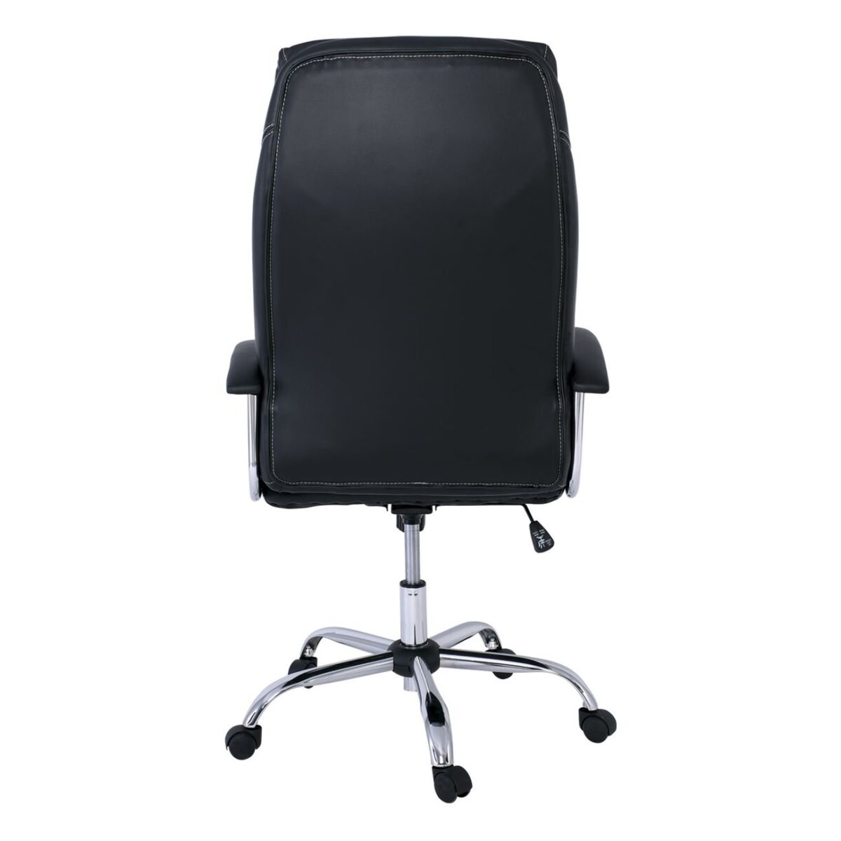 BF5700 Πολυθρόνα Διευθυντή Μέταλλο Χρώμιο, Pu Μαύρο - Image 4