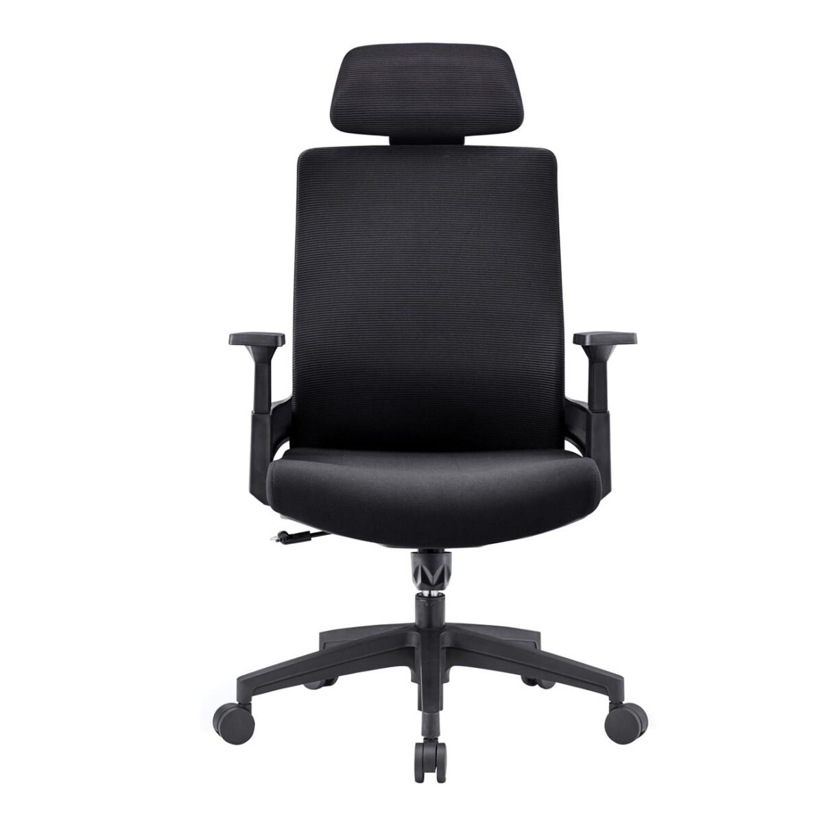 BF8900 Πολυθρόνα Γραφείου Διευθυντή, Mesh Μαύρο, Ύφασμα Μαύρο - Image 3