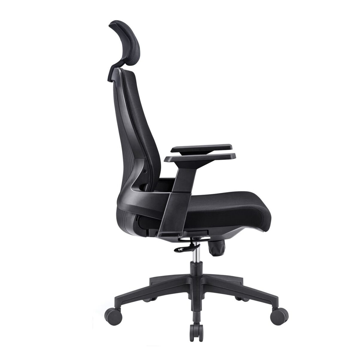 BF8900 Πολυθρόνα Γραφείου Διευθυντή, Mesh Μαύρο, Ύφασμα Μαύρο - Image 4