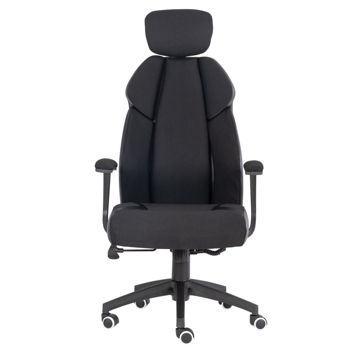 BF8300 Πολυθρόνα Γραφείου Διευθυντή, Microfiber Μαύρο PU Μαύρο - Image 5