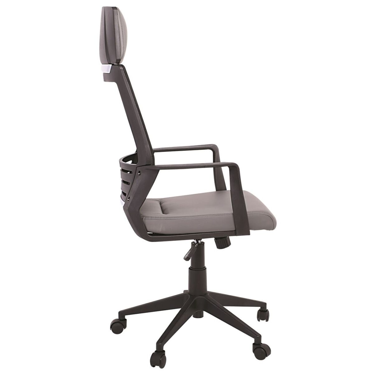 BF2500 Πολυθρόνα Γραφείου Διευθυντή Mesh Μαύρο - Pu Γκρι - Image 4