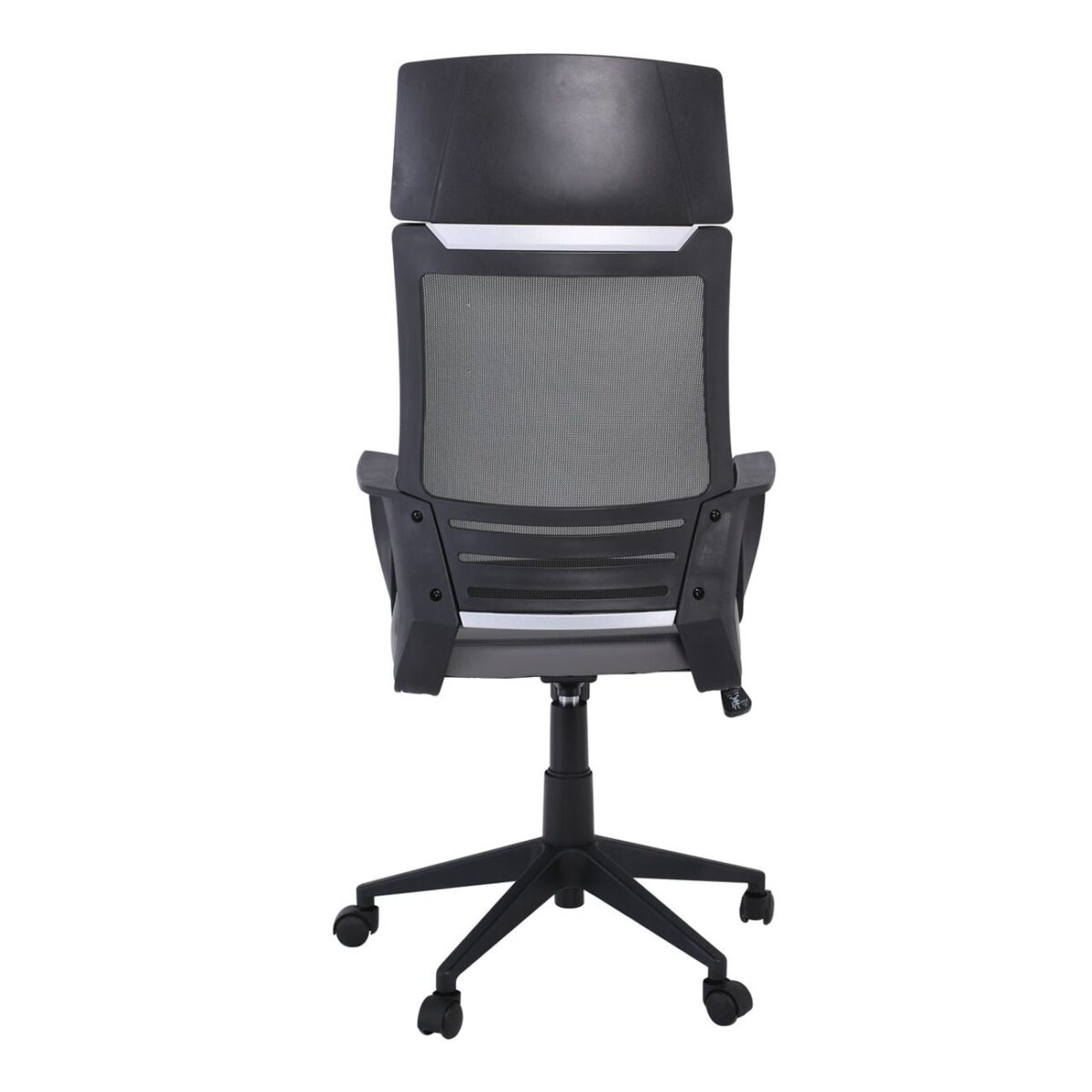 BF2500 Πολυθρόνα Γραφείου Διευθυντή Mesh Μαύρο - Pu Γκρι - Image 5