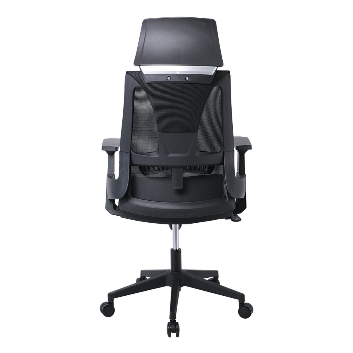 BF8750 Πολυθρόνα Γραφείου Διευθυντή, Mesh Γκρι, Ύφασμα Γκρι - Image 4