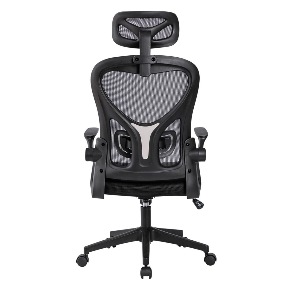 BF3050 Πολυθρόνα Γραφείου- Διευθυντή, Mesh Μαύρο, Μπράτσα up-down - Image 4