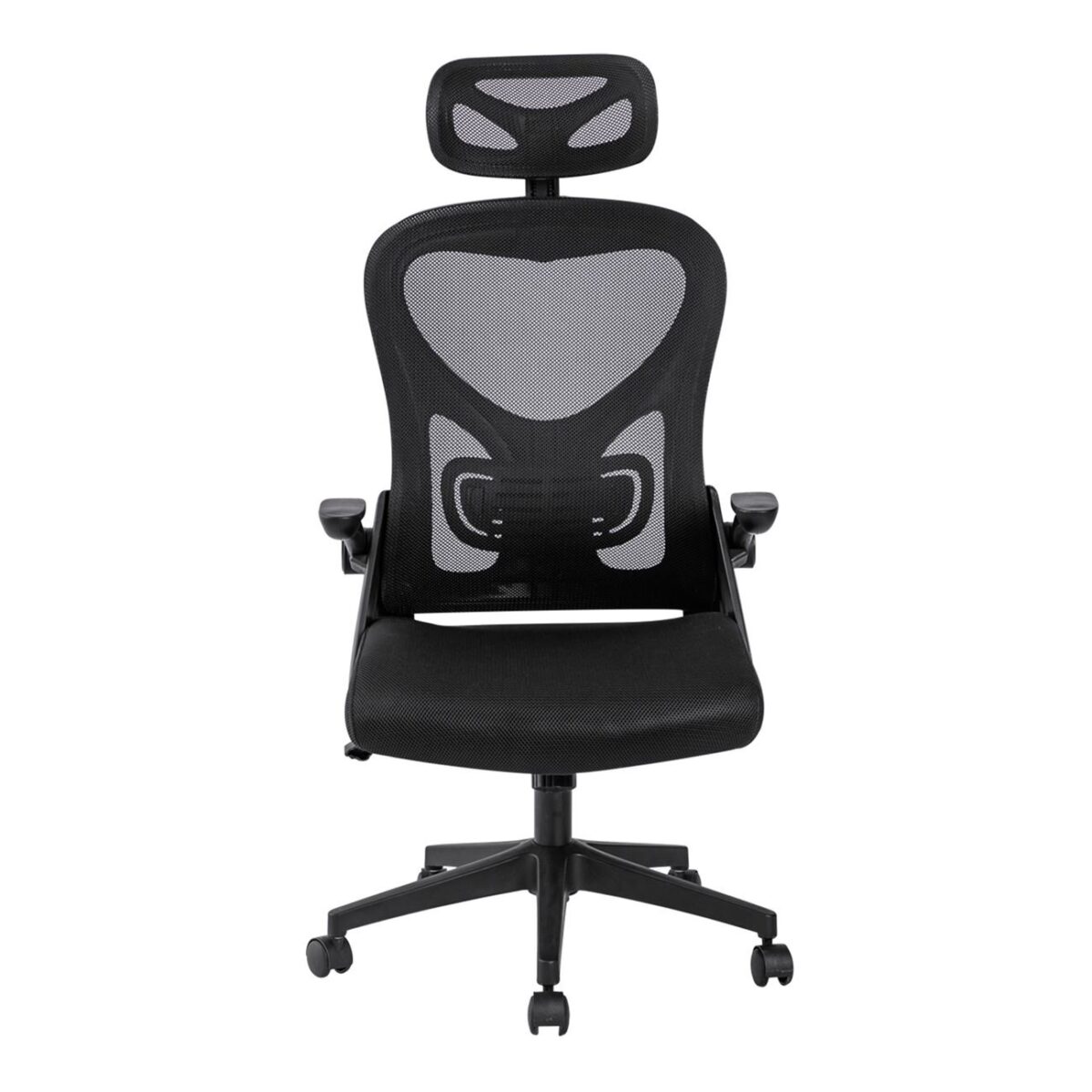 BF3050 Πολυθρόνα Γραφείου- Διευθυντή, Mesh Μαύρο, Μπράτσα up-down - Image 5