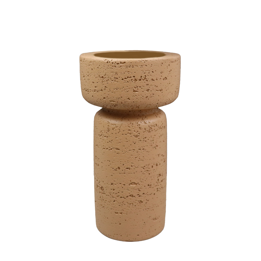 INGER ΚΗΡΟΠΗΓΙΟ 11x11x21cm POLYRESIN TERRACOTTA