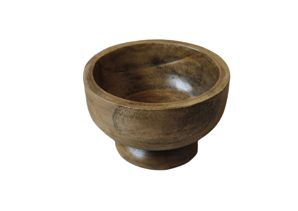 CEDAR ΜΠΩΛ ΔΙΑΚΟΣΜΗΣΗΣ 22x22x14cm ΞΥΛΟ ΚΑΦΕ - Image 1