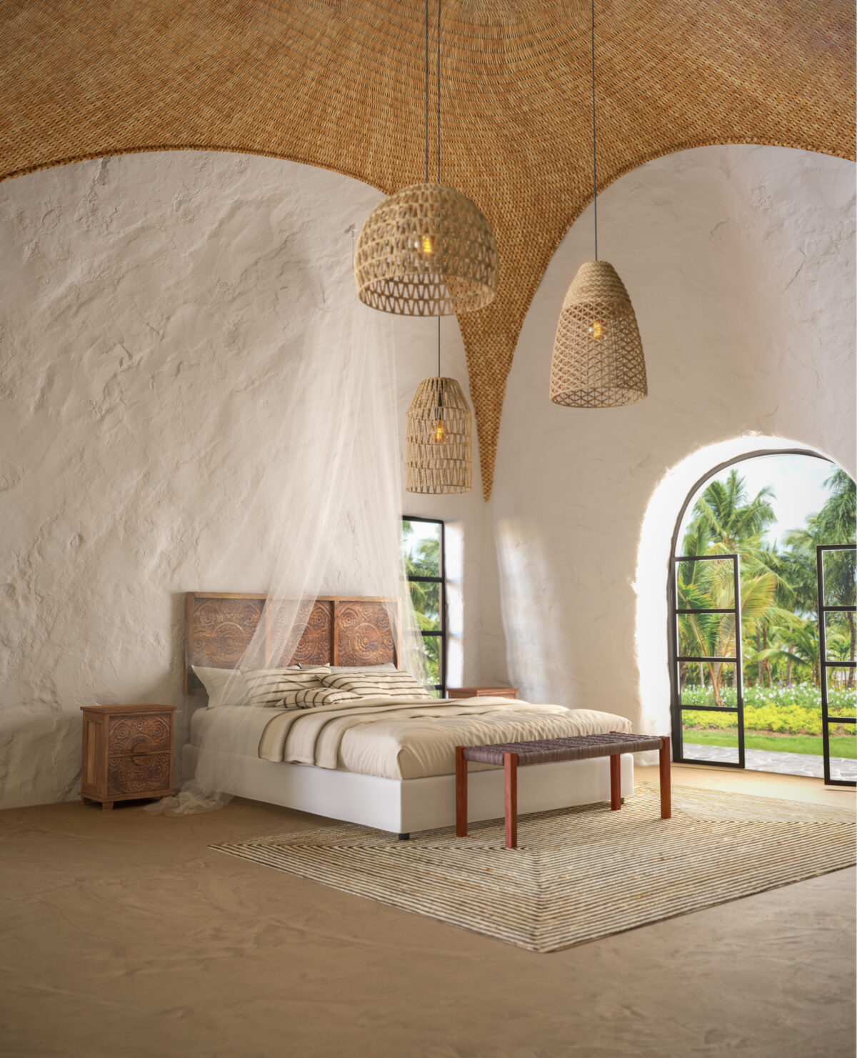 BALI ΚΟΜΟΔΙΝΟ ΦΥΣΙΚΟ 40x32x51cm - Image 2