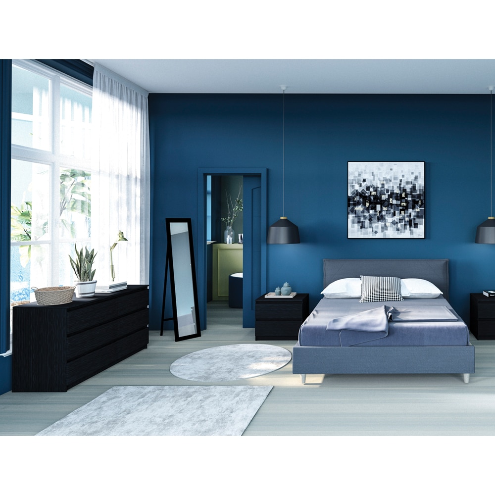 11-0094_100-odP8r_1 SIMPLE ΚΑΘΡΕΠΤΗΣ ΕΠΙΔΑΠΕΔΙΟΣ ΜΑΥΡΟ 45x4.6x146 - Image 2