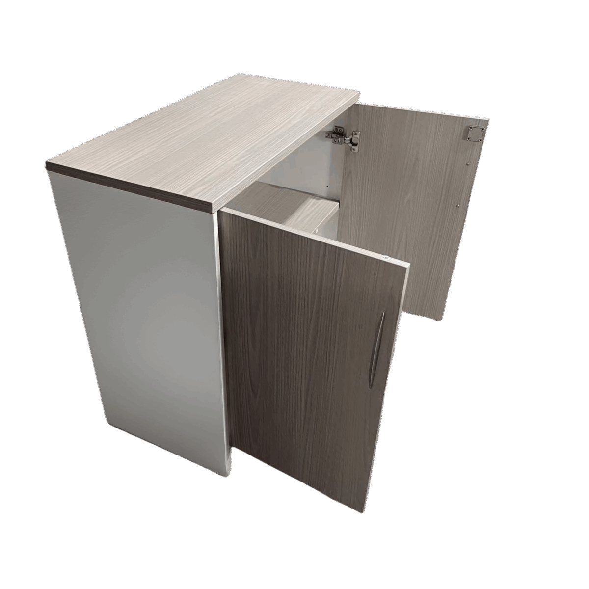 Ντουλάπι γραφείου Armadi  σε sonoma-λευκή απόχρωση 80x40x80εκ - Image 5