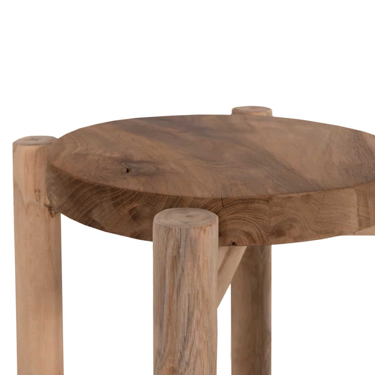 ΑΝΘΟΣΤΗΛΗ HOVER HM7935 ΞΥΛΟ ΤΕΑΚ ΣΕ ΦΥΣΙΚΟ ΧΡΩΜΑ Φ30x75,5Υεκ. - Image 6