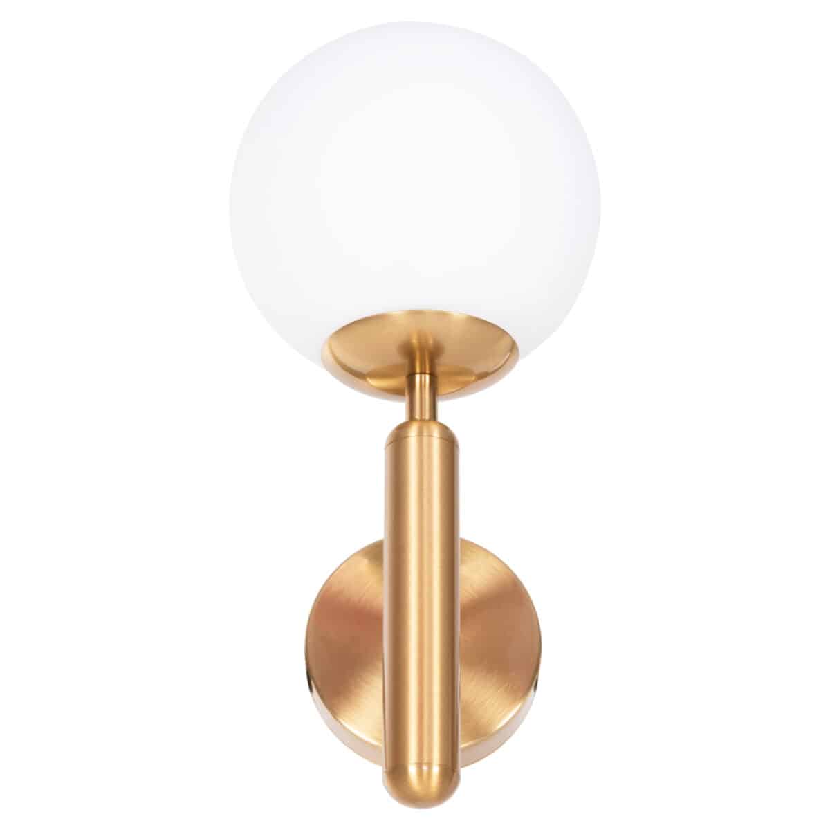 ΑΠΛΙΚΑ ΤΟΙΧΟΥ HOMY HM4470 ΜΕΤΑΛΛΙΚΗ ΒΑΣΗ ΧΡΥΣΗ-ΓΥΑΛΙ [Ε27] 14x21x33Υεκ. - Image 3