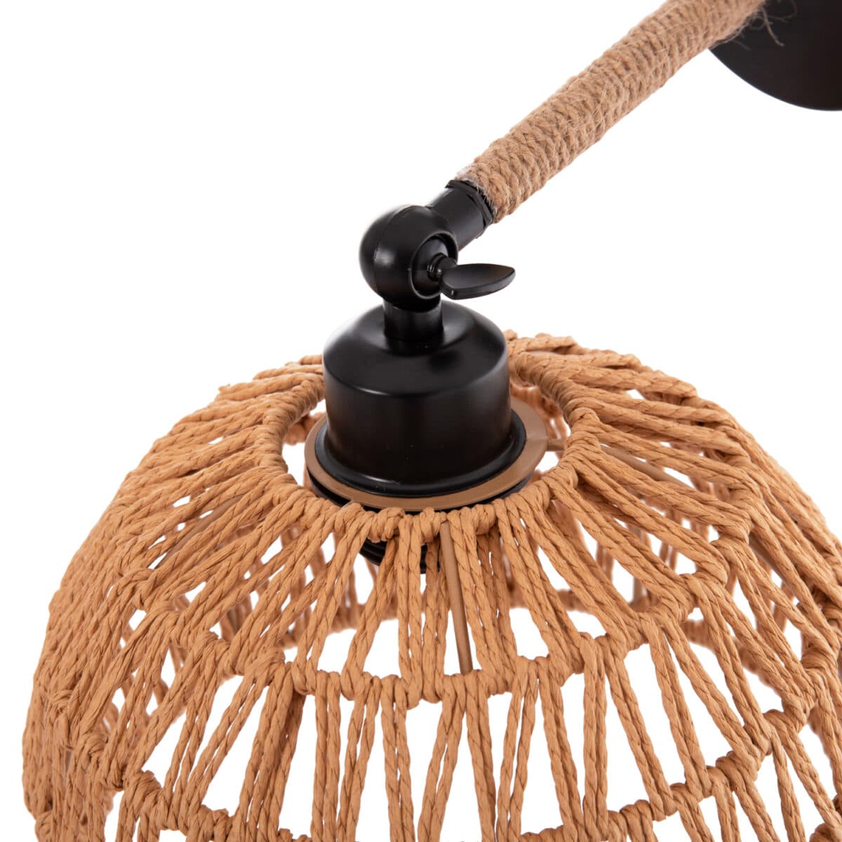 ΑΠΛΙΚΑ ΤΟΙΧΟΥ GLIDE HM4475 ΜΕΤΑΛΛΙΚΗ ΒΑΣΗ-ΣΧΟΙΝΙ- [Ε27] 22x22x35-21Υεκ. - Image 5