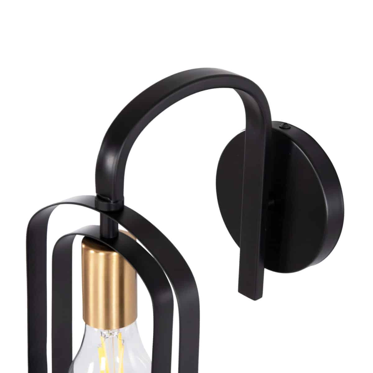 ΑΠΛΙΚΑ ΤΟΙΧΟΥ BIUT HM7443.11 ΜΕΤΑΛΛΟ ΣΕ ΜΑΥΡΟ--ΧΡΥΣΟ ΝΤΟΥΙ 16x19x38Υεκ. - Image 5