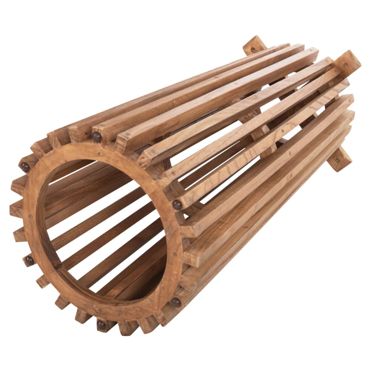 ΒΑΣΗ BAR STAND ΕΣΩΤ.ΧΩΡΟΥ ΜΕΣ.ΥΨΟΥΣ ΣΤΡΟΓΓΥΛΗ FRANTZ HM9857.11 MINDI ΞΥΛΟ ΣΕ ΦΥΣΙΚΟ Φ40x90Υεκ. - Image 5