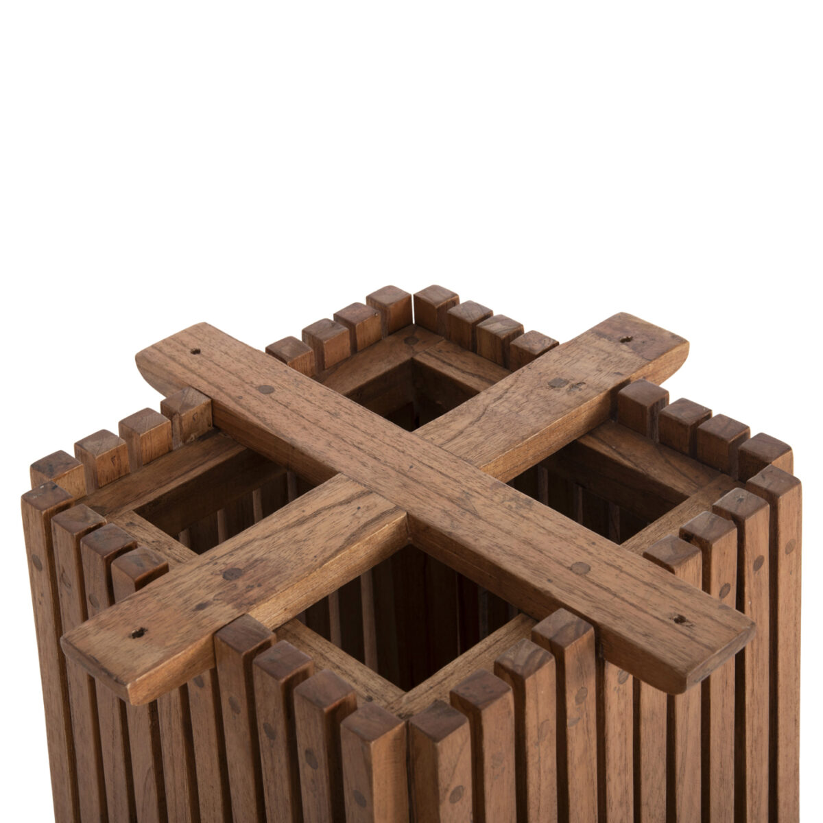 ΒΑΣΗ ΜΠΑΡ ΕΣΩΤ.ΧΩΡΟΥ ΜΕΣ.ΥΨΟΥΣ ΤΕΤΡΑΓΩΝΗ FRANTZ HM9858.11 ΞΥΛΟ MINDI-ΦΥΣΙΚΟ 40x40x90Yεκ - Image 4