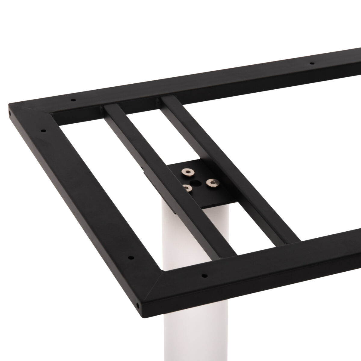 ΒΑΣΗ ΜΠΑΡ ΜΕΤΑΛΛΙΚΗ ΔΙΠΛΗ ΛΕΥΚΗ ΜΑΤ ΜΕΣΑΙΟΥ ΥΨΟΥΣ 40Χ80Χ90Υεκ. HM478.02 - Image 4