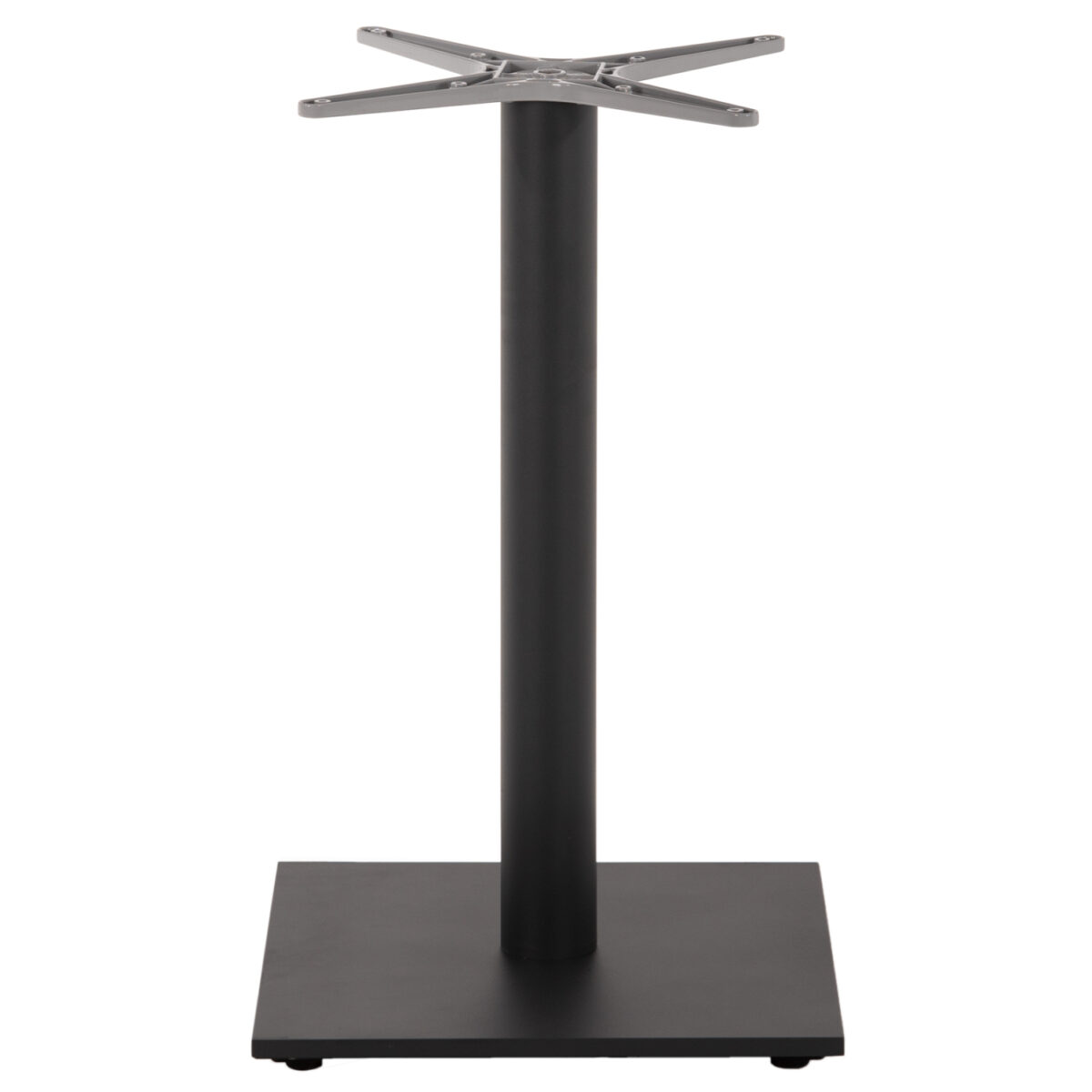 ΒΑΣΗ ΤΡΑΠΕΖΙΟΥ ΑΛΟΥΜΙΝΙΟΥ ΓΚΡΙ HM475.20 ΣΤΑΥΡΟΣ 46Χ46εκ 46Χ46Χ72Υεκ. - Image 3