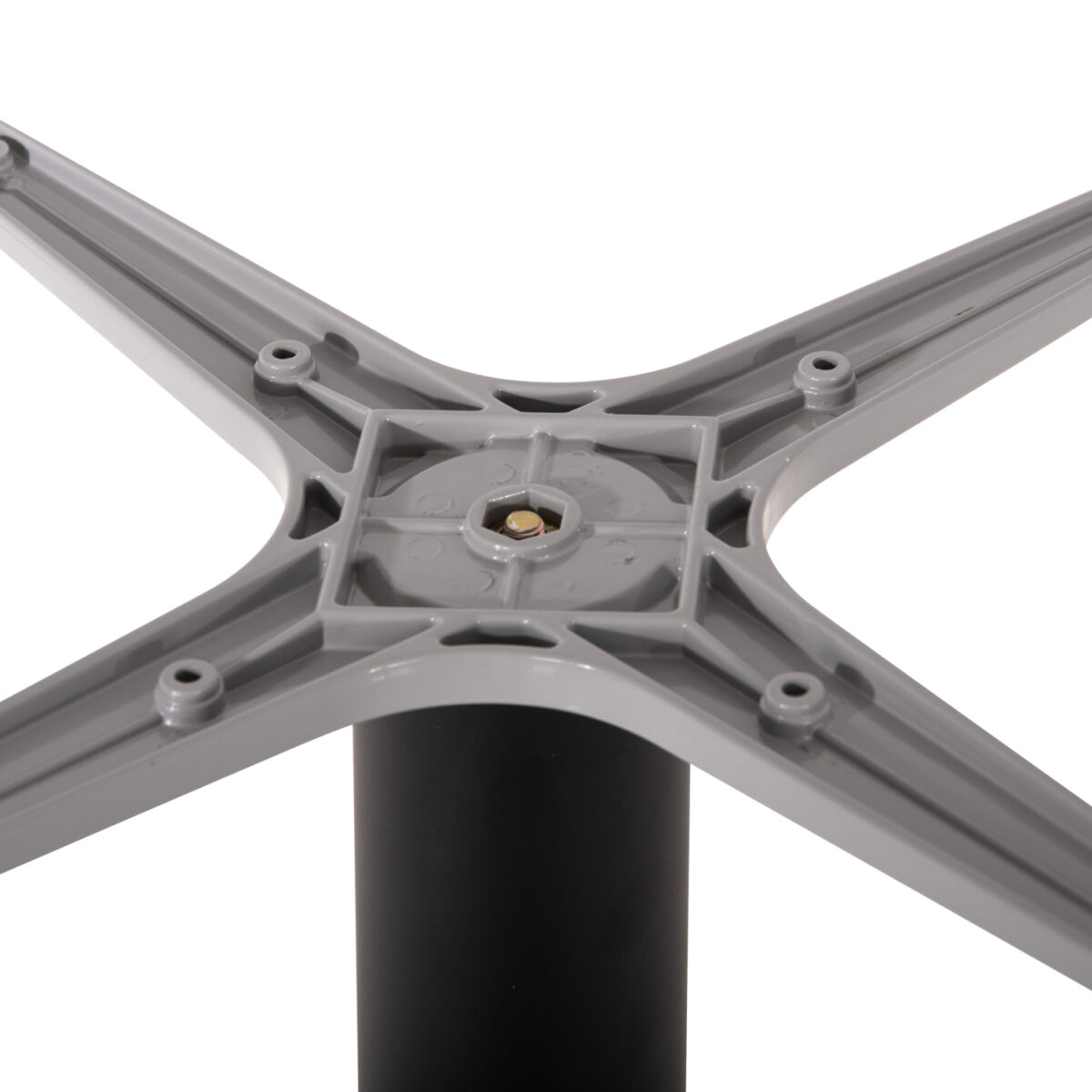 ΒΑΣΗ ΤΡΑΠΕΖΙΟΥ ΑΛΟΥΜΙΝΙΟΥ ΓΚΡΙ HM475.20 ΣΤΑΥΡΟΣ 46Χ46εκ 46Χ46Χ72Υεκ. - Image 5