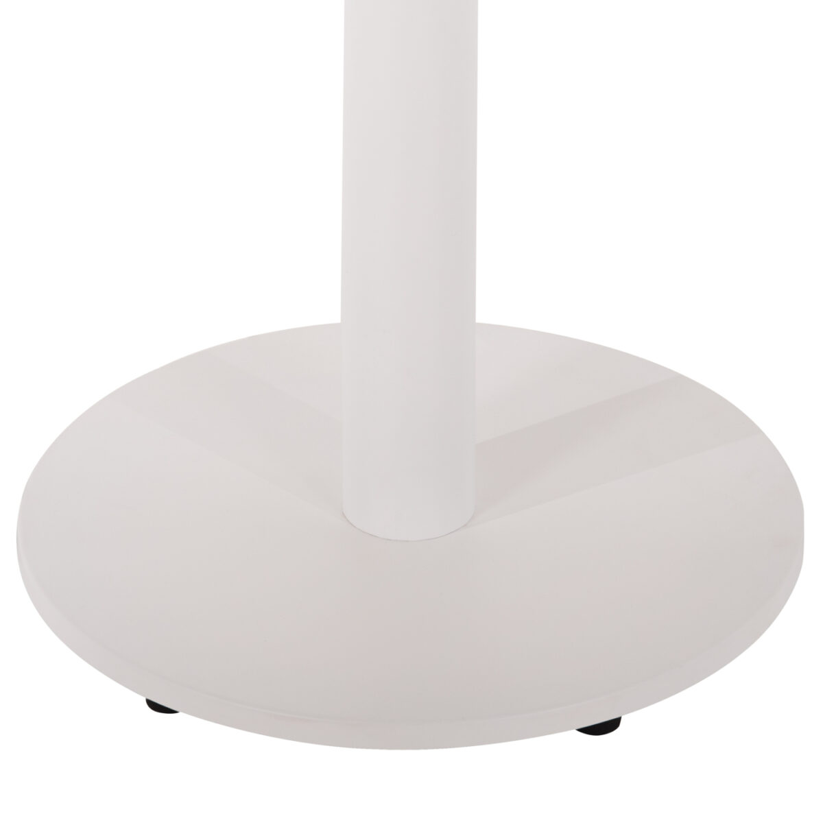 ΒΑΣΗ ΤΡΑΠΕΖΙΟΥ ΑΛΟΥΜΙΝΙΟΥ ΣΤΡΟΓΓΥΛΗ ΛΕΥΚΟ ΜΑΤ HM476.02 ΣΤΑΥΡΟΣ 48Χ48εκ Φ45Χ72Υεκ. - Image 6