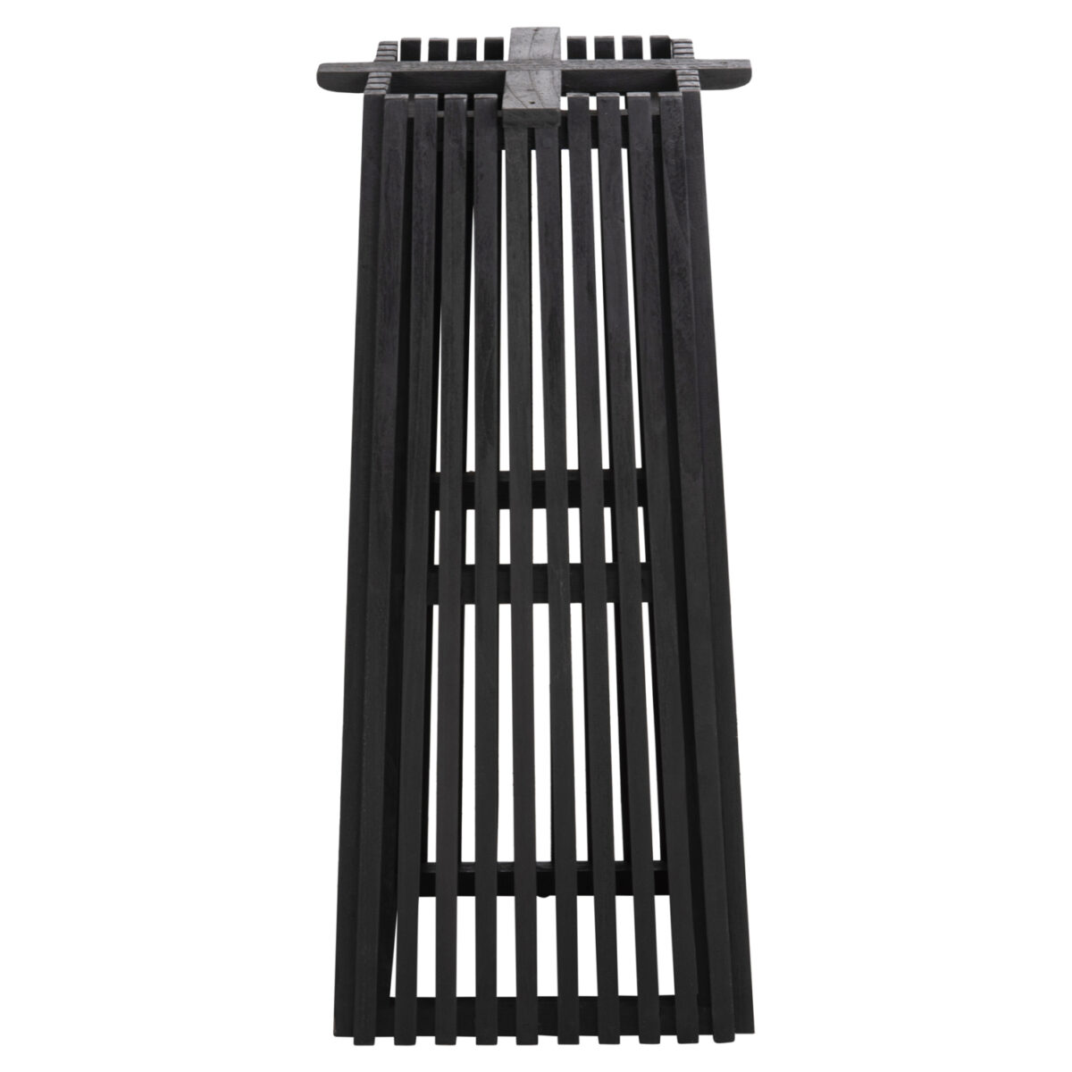 ΒΑΣΗ ΜΠΑΡ ΕΣΩΤ.ΧΩΡΟΥ ΜΕΣ.ΥΨΟΥΣ ΤΕΤΡΑΓΩΝΗ FRANTZ HM9858.12 ΞΥΛΟ MINDI-ΜΑΥΡΟ 40x40x90Yεκ - Image 3