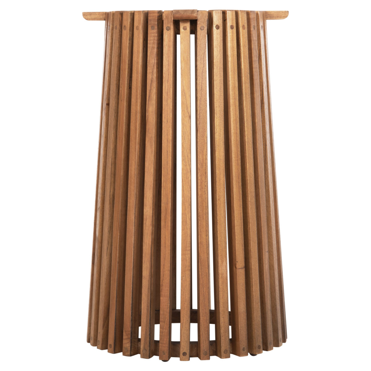 ΒΑΣΗ ΤΡΑΠΕΖΙΟΥ ΕΣΩΤ.ΧΩΡΟΥ ΣΤΡΟΓΓΥΛΗ FRANTZ HM9459.11 MINDI ΞΥΛΟ ΣΕ ΦΥΣΙΚΟ Φ45x73Yεκ. - Image 3