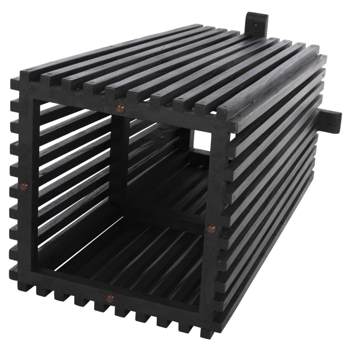 ΒΑΣΗ ΤΡΑΠΕΖΙΟΥ ΕΣΩΤ.ΧΩΡΟΥ ΤΕΤΡΑΓΩΝΗ FRANTZ HM9460.12 ΞΥΛΟ MINDI ΣΕ ΜΑΥΡΟ 60x60x73Y εκ. - Image 5