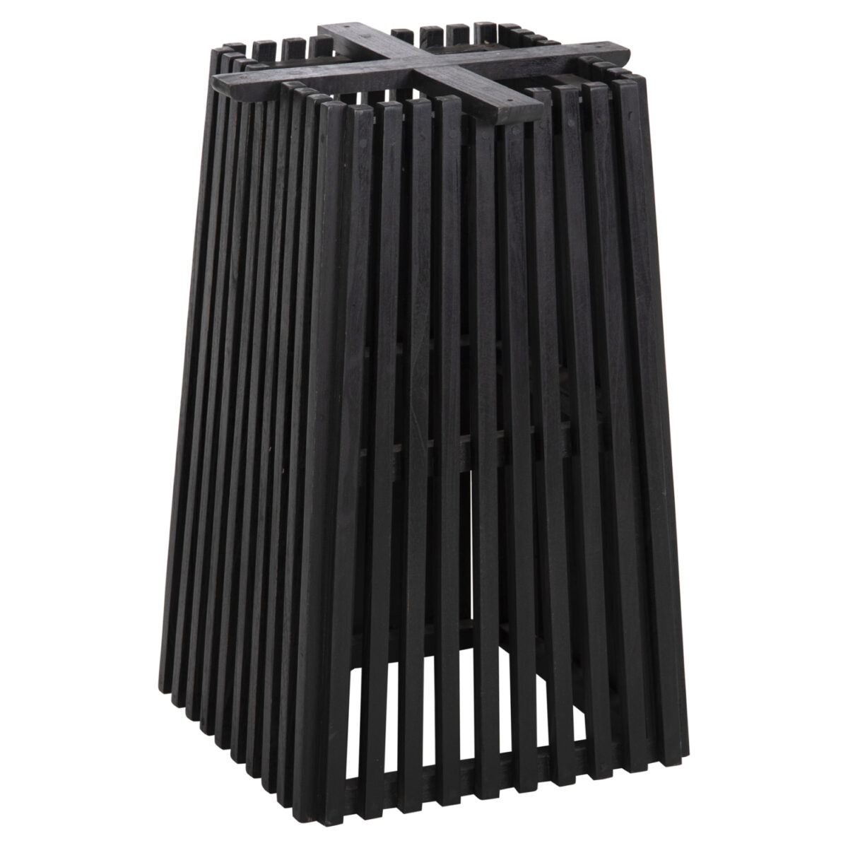 ΒΑΣΗ ΤΡΑΠΕΖΙΟΥ ΕΣΩΤ.ΧΩΡΟΥ ΤΕΤΡΑΓΩΝΗ FRANTZ HM9460.12 ΞΥΛΟ MINDI ΣΕ ΜΑΥΡΟ 60x60x73Y εκ.