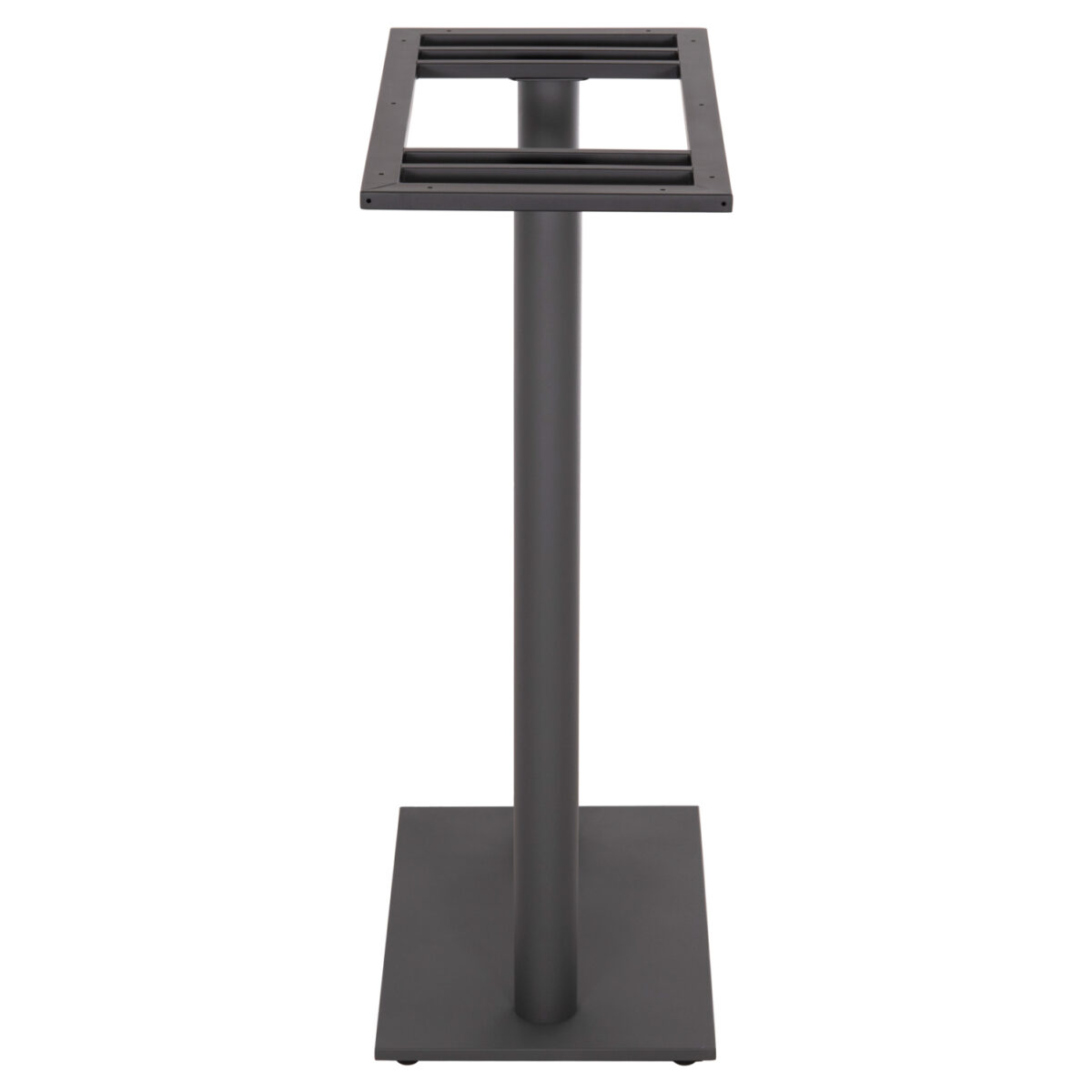 ΒΑΣΗ ΤΡΑΠΕΖΙΟΥ ΜΠΑΡ HM480.20 ΔΥΟ ΠΟΔΙΑ-ΜΕΤΑΛΛΙΚΗ ΣΕ ΓΚΡΙ ΧΡΩΜΑ 80x40x108Υεκ - Image 5