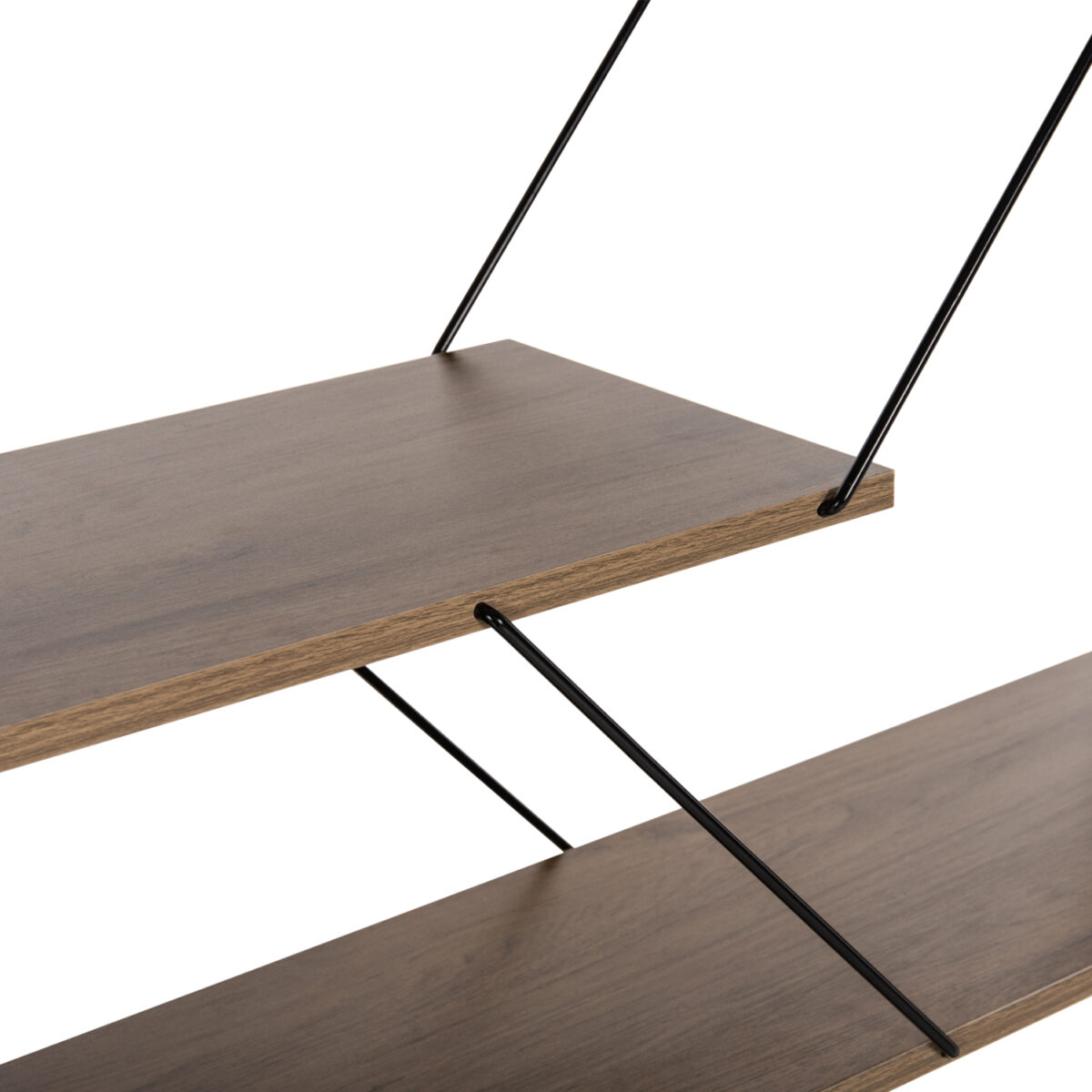 ΒΙΒΛΙΟΘΗΚΗ TARS HM2240.13 OLIVE GREY ΜΕΛΑΜΙΝΗ-ΜΑΥΡΕΣ ΜΕΤΑΛΛΙΚΕΣ ΒΕΡΓΕΣ 84x24x157Yεκ. - Image 5