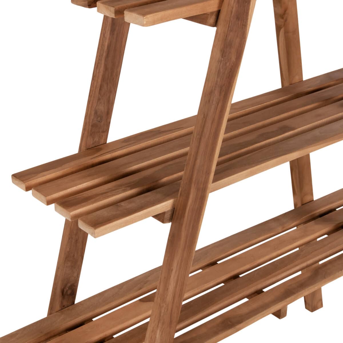 ΒΙΒΛΙΟΘΗΚΗ STAM HM7895 TEAK ΞΥΛΟ ΣΕ ΦΥΣΙΚΟ ΧΡΩΜΑ 120x33x180Y εκ. - Image 4