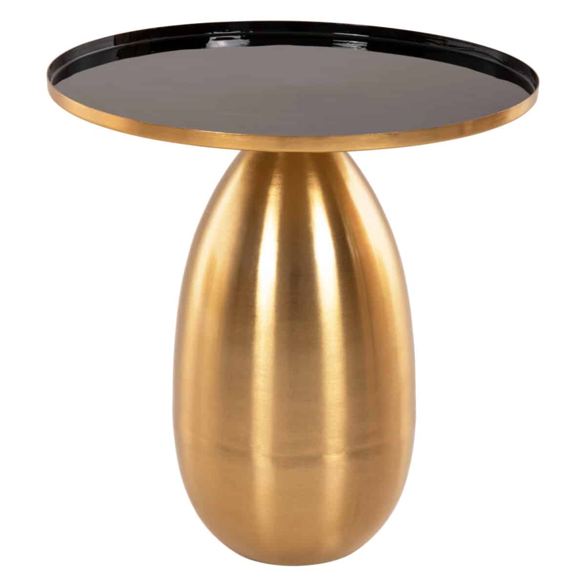 ΒΟΗΘΗΤΙΚΑ ΤΡΑΠΕΖΑΚΙΑ 2ΤΜΧ DEANNA HM9661 ΜΕΤΑΛΛΟ ΣΕ ΜΑΥΡΟ&ΧΡΥΣΟ Φ50,5 & Φ40,5εκ. - Image 4