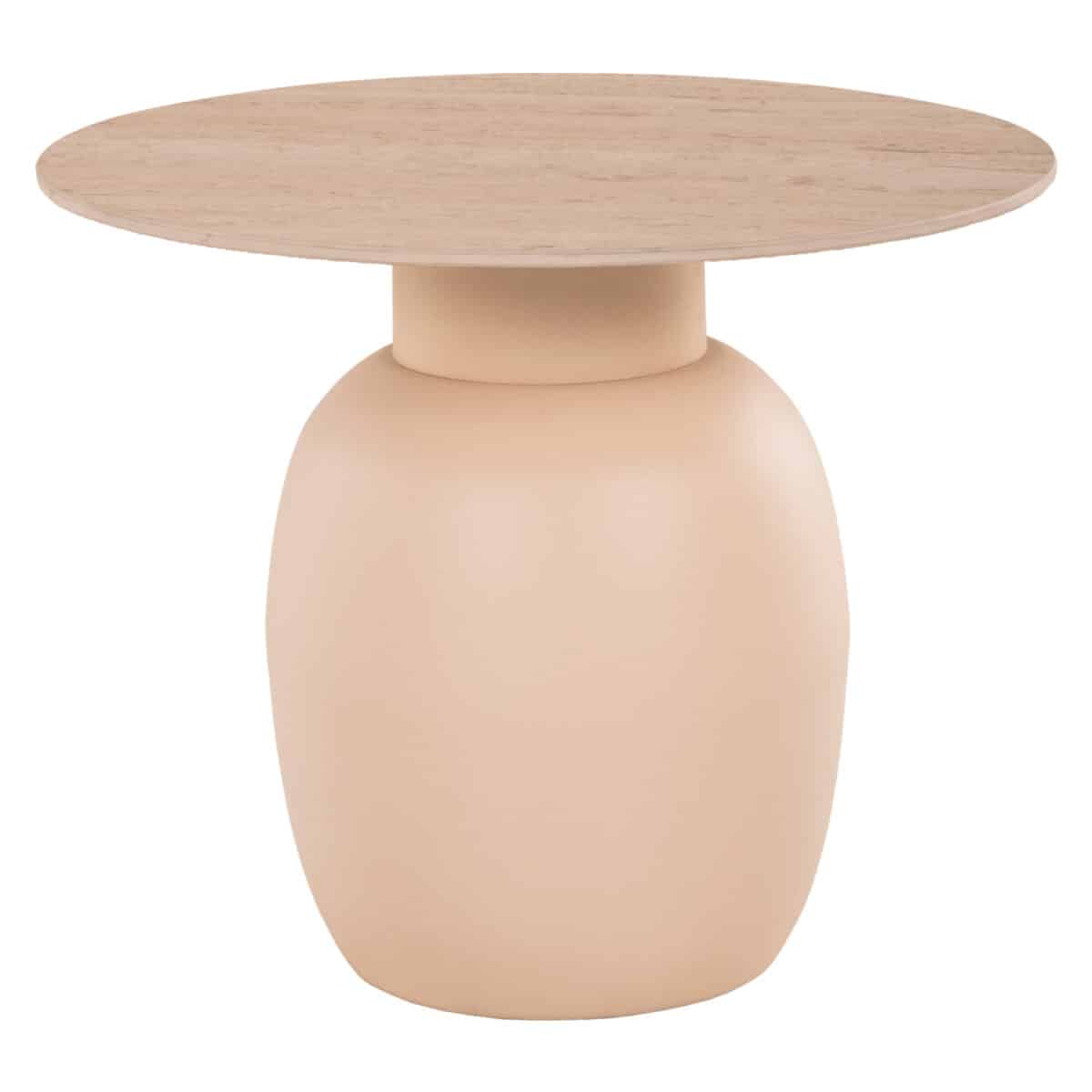 ΒΟΗΘΗΤΙΚΑ ΤΡΑΠΕΖΑΚΙΑ 2ΤΜΧ FEREN HM9664 ΜΕΤΑΛΛΟ ΚΡΕΜ-ΚΕΡΑΜΙΚO TOP Φ60 & Φ50  εκ. - Image 4