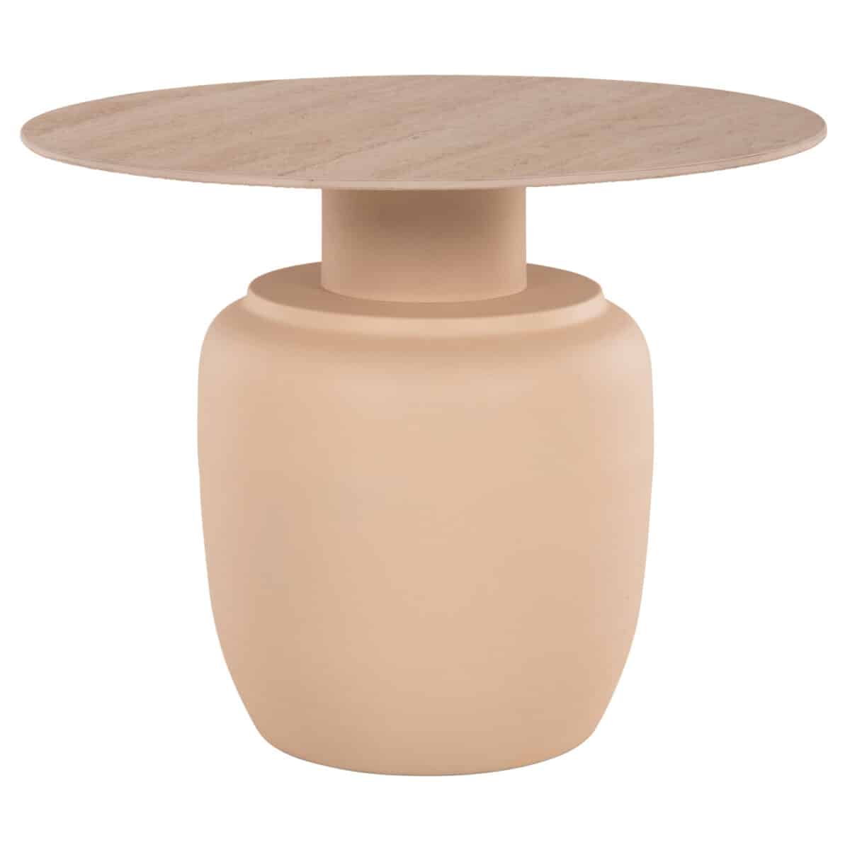 ΒΟΗΘΗΤΙΚΑ ΤΡΑΠΕΖΑΚΙΑ 2ΤΜΧ FEREN HM9664 ΜΕΤΑΛΛΟ ΚΡΕΜ-ΚΕΡΑΜΙΚO TOP Φ60 & Φ50  εκ. - Image 5