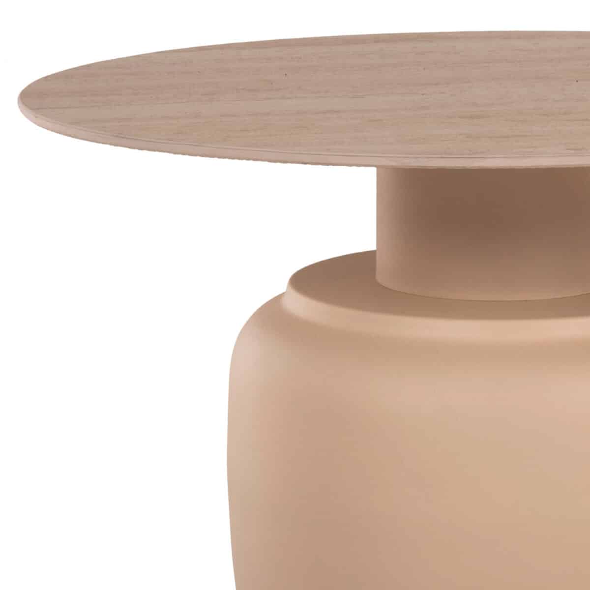 ΒΟΗΘΗΤΙΚΑ ΤΡΑΠΕΖΑΚΙΑ 2ΤΜΧ FEREN HM9664 ΜΕΤΑΛΛΟ ΚΡΕΜ-ΚΕΡΑΜΙΚO TOP Φ60 & Φ50  εκ. - Image 6