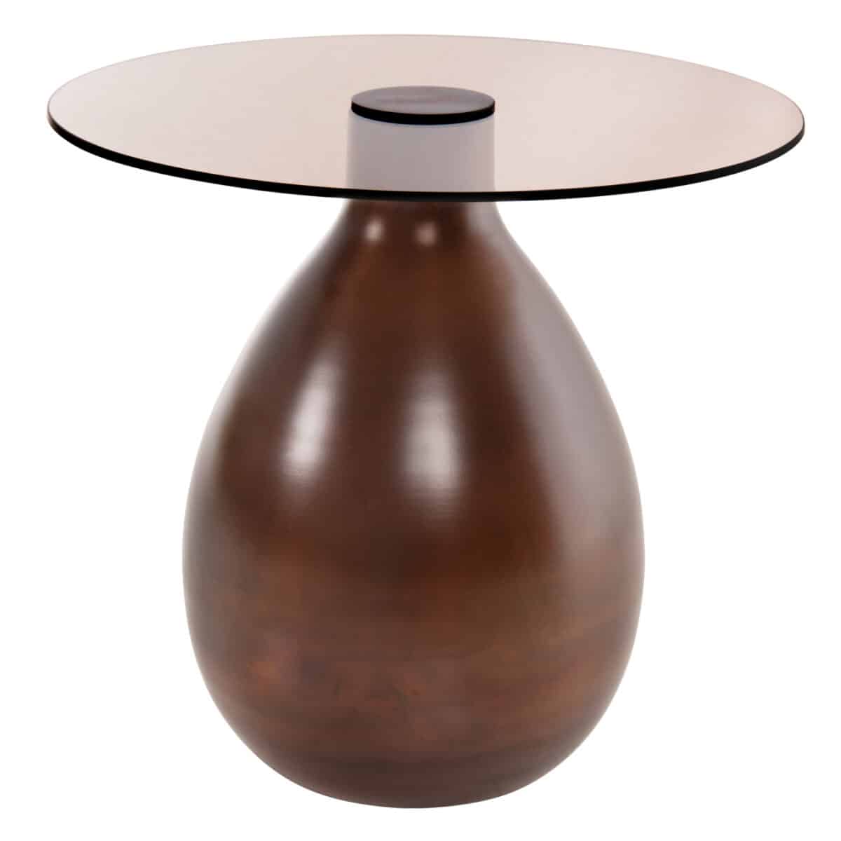 ΒΟΗΘΗΤΙΚΑ ΤΡΑΠΕΖΑΚΙΑ REGEN 2ΤΜΧ HM9666 ΜΕΤΑΛΛΟ ΧΑΛΚΙΝΟ-ΓΥΑΛΙ Φ44 & Φ40 εκ. - Image 5