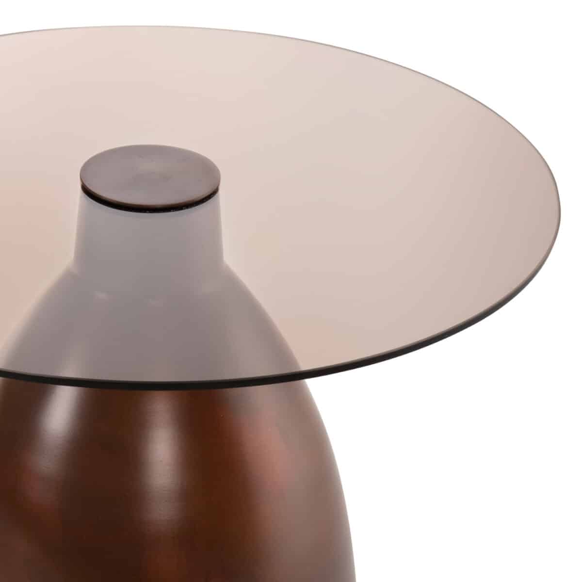 ΒΟΗΘΗΤΙΚΑ ΤΡΑΠΕΖΑΚΙΑ REGEN 2ΤΜΧ HM9666 ΜΕΤΑΛΛΟ ΧΑΛΚΙΝΟ-ΓΥΑΛΙ Φ44 & Φ40 εκ. - Image 6