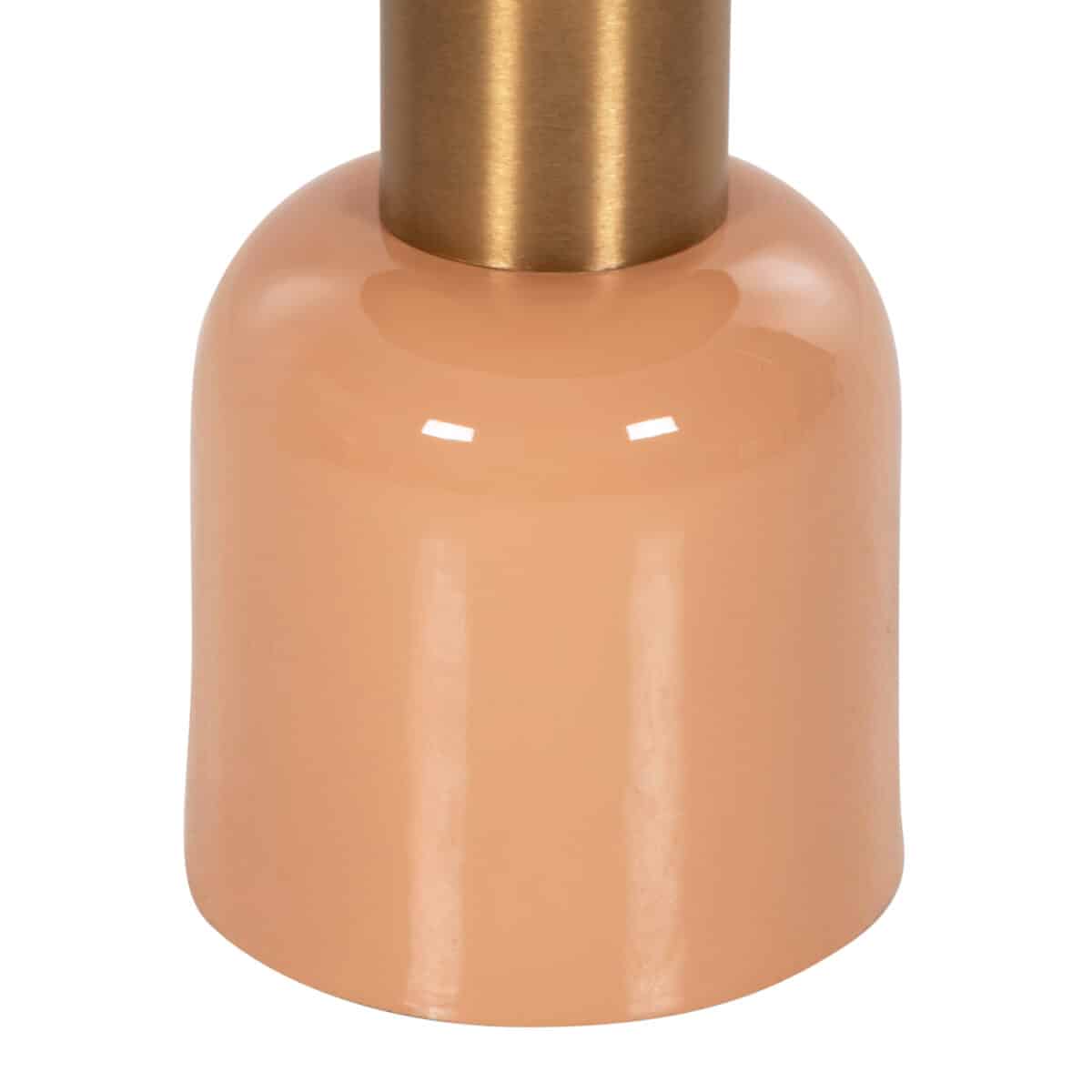 ΒΟΗΘΗΤΙΚΟ ΤΡΑΠΕΖΑΚΙ ERODE HM4249.08 ΜΕΤΑΛΛΟ ΣΟΜΟΝ-ΧΡΥΣΟ-ΜΠΕΖ Φ40,5x45,5Υ εκ. - Image 5