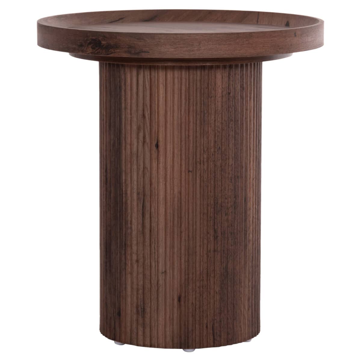 boithitiko-trapezi-fb918027-mdf-se-skoyr-3 ΒΟΗΘΗΤΙΚΟ ΤΡΑΠΕΖΙ MARGON HM18027 MDF ΣΕ ΣΚΟΥΡΟ ΚΑΦΕ ΞΥΛΟΥ Φ45x50,5Υεκ. - Image 4